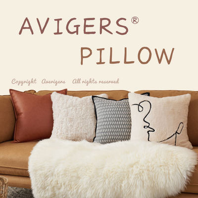 Nordic sofa pillow art light luxury living room pillow car plush pillow cover bedside cushion large back pillow cover