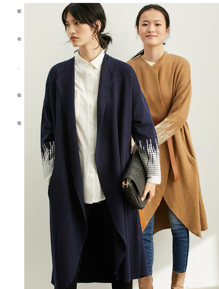 Шерстяной кардиган, демисезонная куртка, накидка, свитер, 2019 