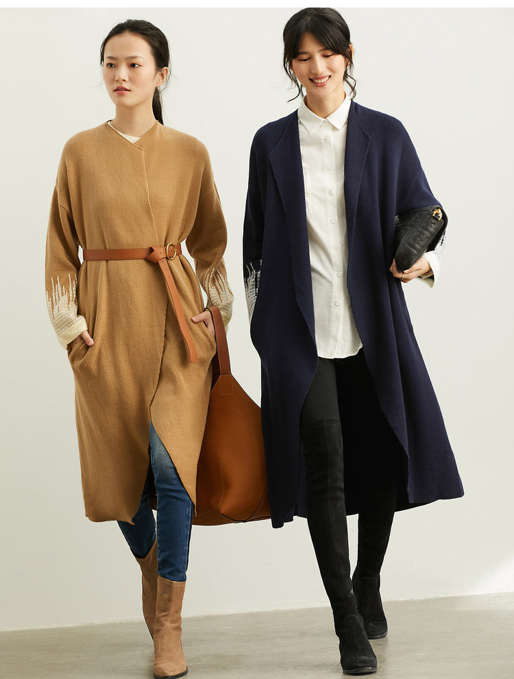 Шерстяной кардиган, демисезонная куртка, накидка, свитер, 2019 