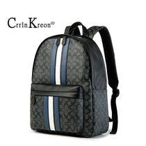 Crrln Kreon backpack men's fashion trend computer backpack college schoolbag casual men's travel bag