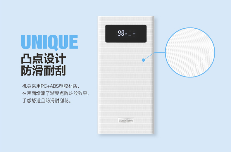 支持快充 可上飞机 倍斯特20000mAh 聚合物移动电源 图17