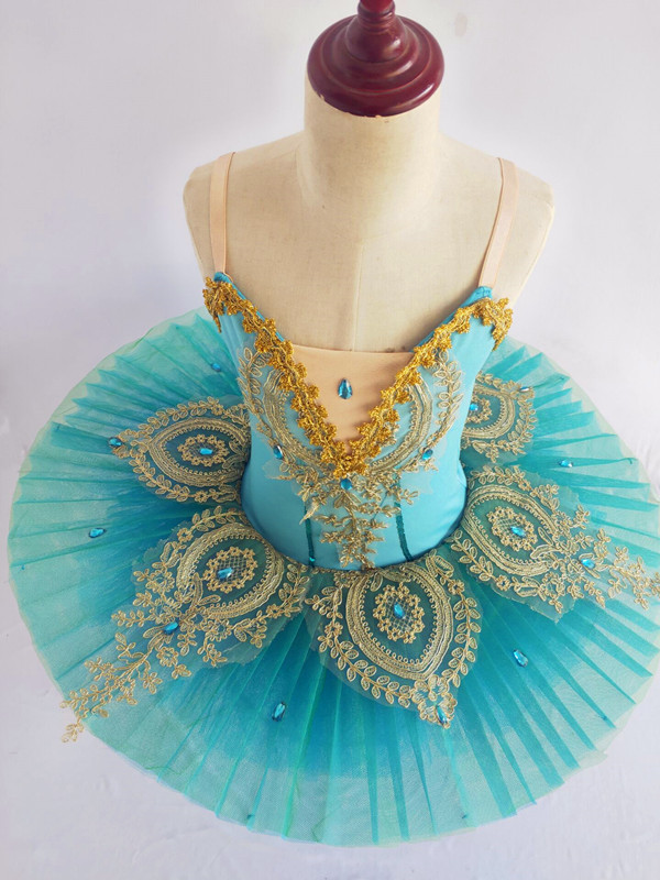 Trang phục trẻ em tutu Little Swan nhảy tutu fluffy gạc sling cô gái múa ba lê - Khiêu vũ / Thể dục nhịp điệu / Thể dục dụng cụ trang phục cổ động