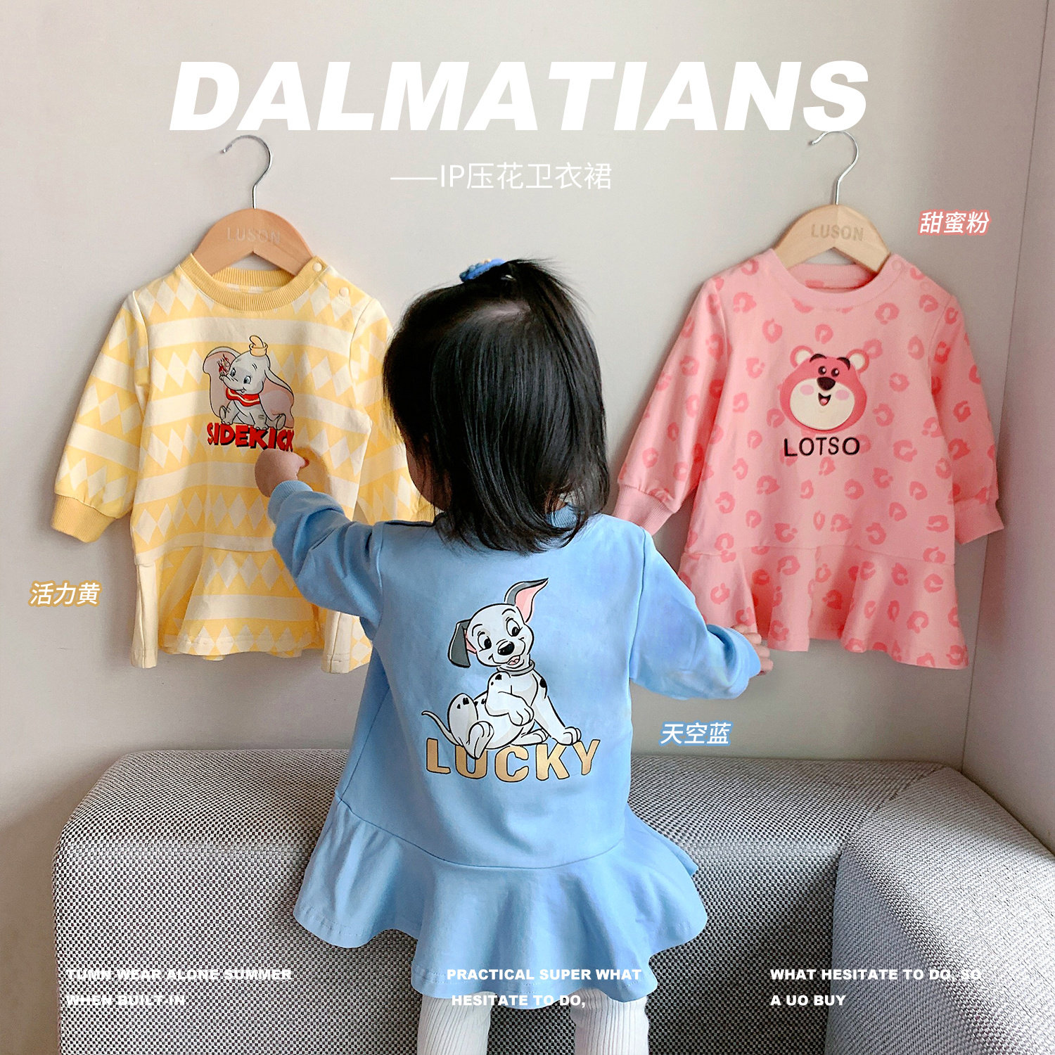 Chen Tai Pig L Mother Girl Child Foreign Dress Fall Baby Sweater Dress Slim Fit Baby Baby Long Sleeve Dresses