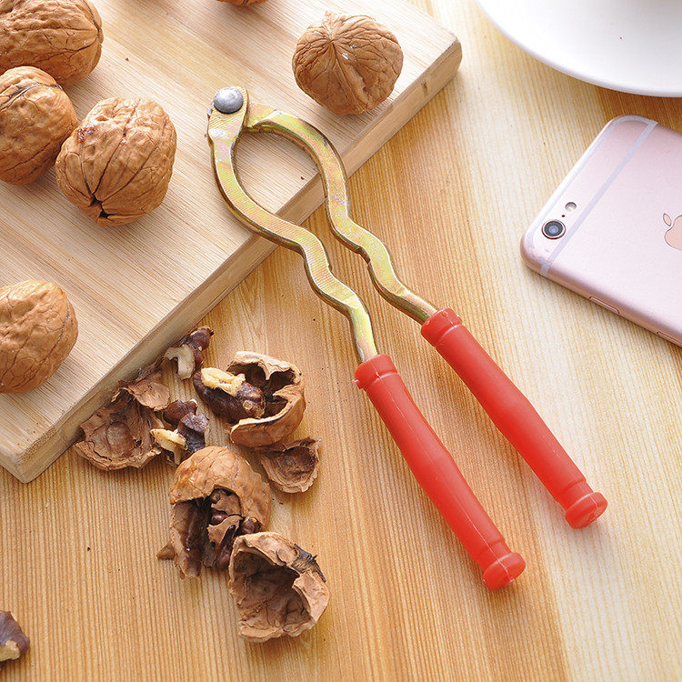 Multifunction size walnut clamp peeling walnut tool Mountain walnut clamp walnut pliers crummy shell open shell nut pliers