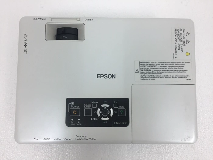 Máy chiếu Epson EMP-1710 Hội nghị văn phòng kinh doanh tại nhà 2700 lumens Máy chiếu HD cầm tay - Máy chiếu