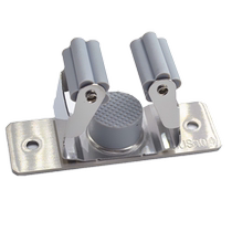 Nail-free mop stainless steel hanger bathroom storage broom hanger fixed wall-mounted mop clip 1 piece