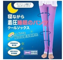 Japan Slim Leg Socks Vein Socks Elastic Night-time Plastic Type ZHANG MEI LEG SLEEP PANTS SOCKS WITH UNDERPANTS SLEEVE WOMAN