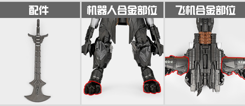 Đồ chơi biến hình Máy bay King Kong 3 Megatron MW mô hình ngày làm bằng tay phiên bản hợp kim robot trẻ em Optimus OSS cột - Gundam / Mech Model / Robot / Transformers 	các dòng mô hình gundam