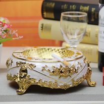 Eurostyle Alloy Ktv Special Ashtrays Box Luxury Smoke Cylinder Large Number Mcrack Hotel Nightclub Stall Supplies
