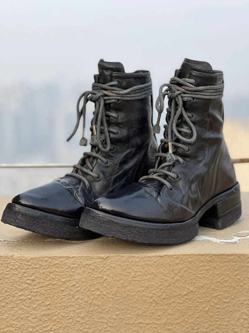 Christian Louboutin★スタッズ 厚底 アンクル ブーツ★関税込 Samson ブラック カーフレザー - Shoes - Men - Christian Louboutin