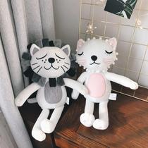 ins Net red cat lion Doll Doll childrens bed cloth doll plush toy pillow birthday gift