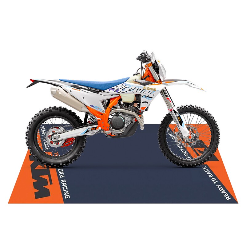 Suitable for Ktm Motorcycle Carpet Floor Mats, Motorcycle Modification, Team Display, Garage Parking, Non-Slip Blankets and Mats