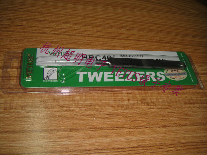 Original dress Swiss VETUS no magnetic tweezers ultra-precision stainless steel tweezers ST-14 fake one penalty ten