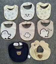 Export day single baby baby saliva towel newborn baby bib toddler saliva bib pure cotton