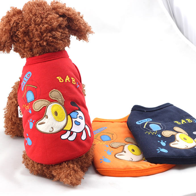 Home Favorites Spot Puppies Babyvest Embroidery Clothes Large Small And Medium Pets Dogs Autumn Winter Clothing 