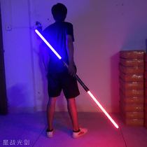 Star Wars lightsaber telescopic laser sword shaking sound The same Darth Vader telescopic cross lightsaber childrens toy