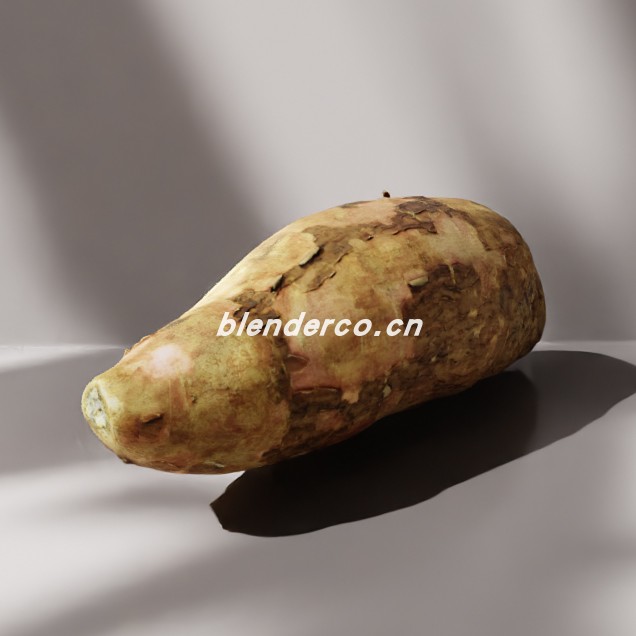 blender木薯模型_blender布的31
