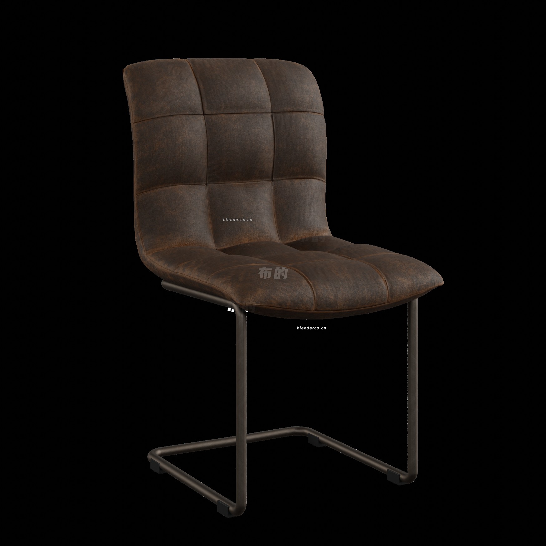 blender皮革磨损座椅模型_blender布的31