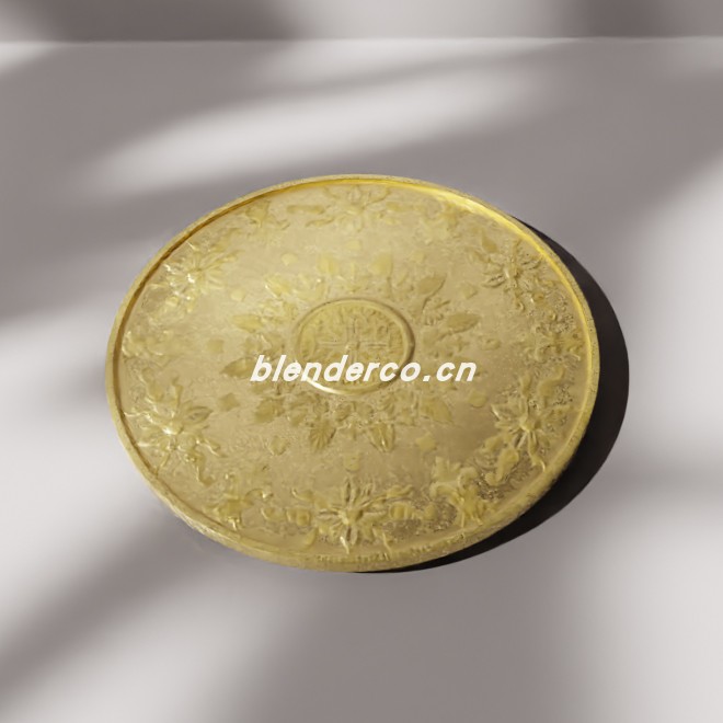 blender装饰金币模型_blender布的59