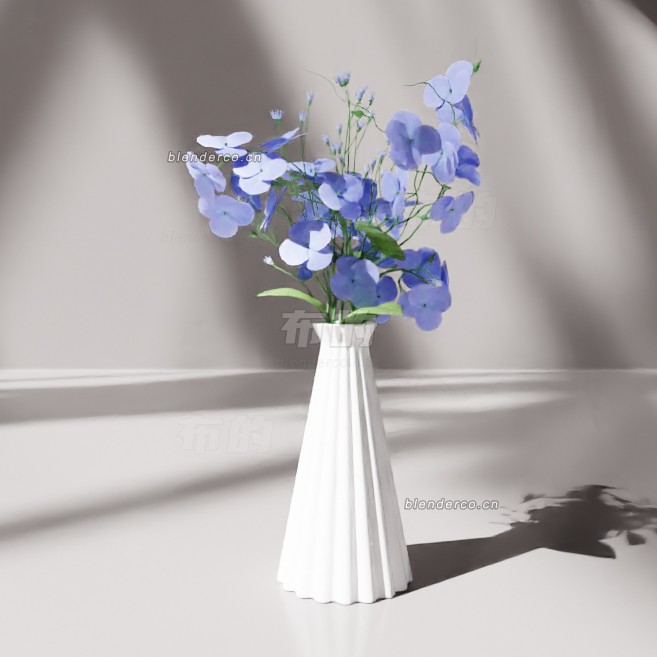 blender花瓶模型_blender布的201