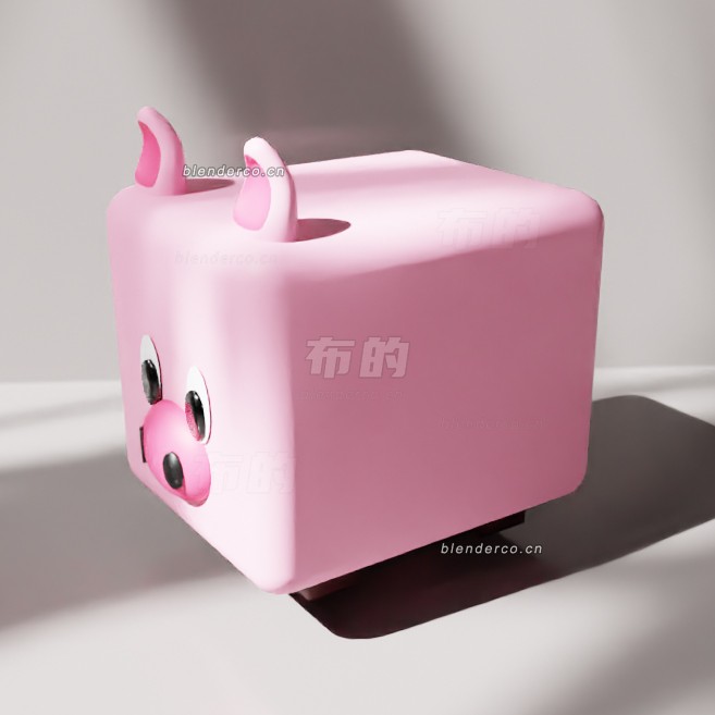 93-粉色猪立方体.jpg
