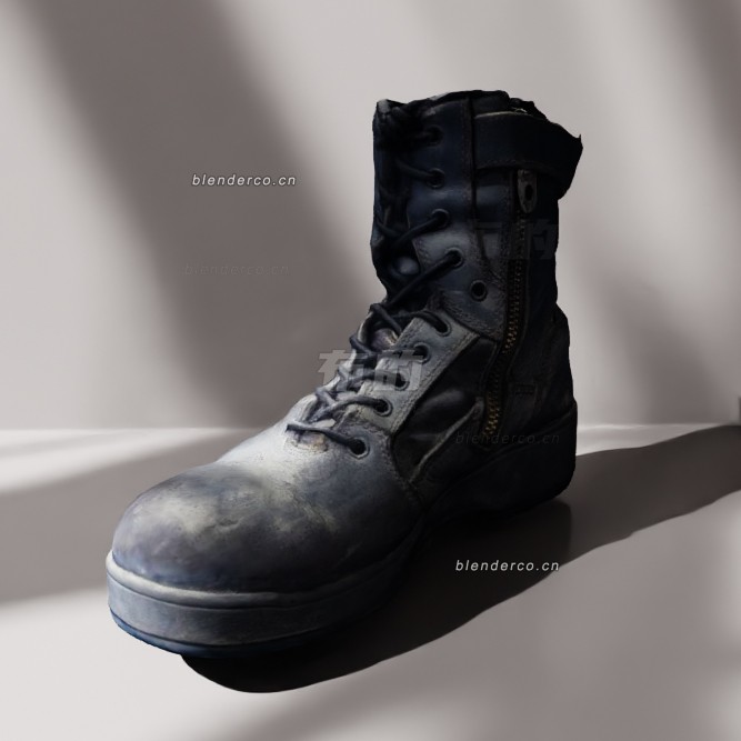 blender军靴模型_blender布的28