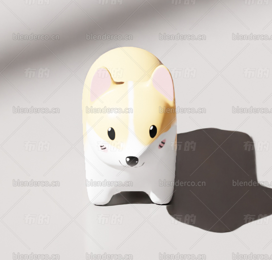 blender柴犬blender布的模型155