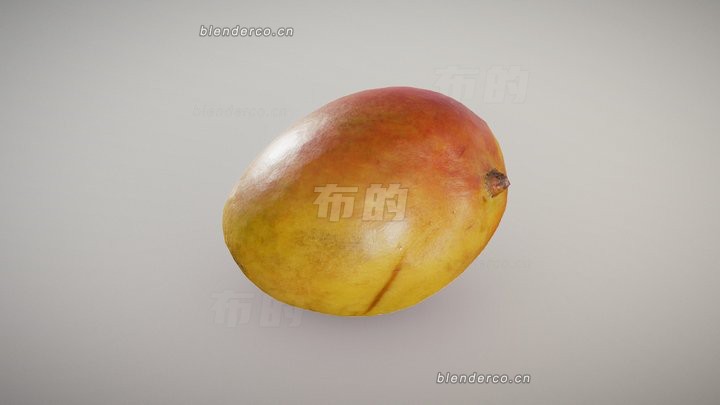 blender芒果模型_blender布的32