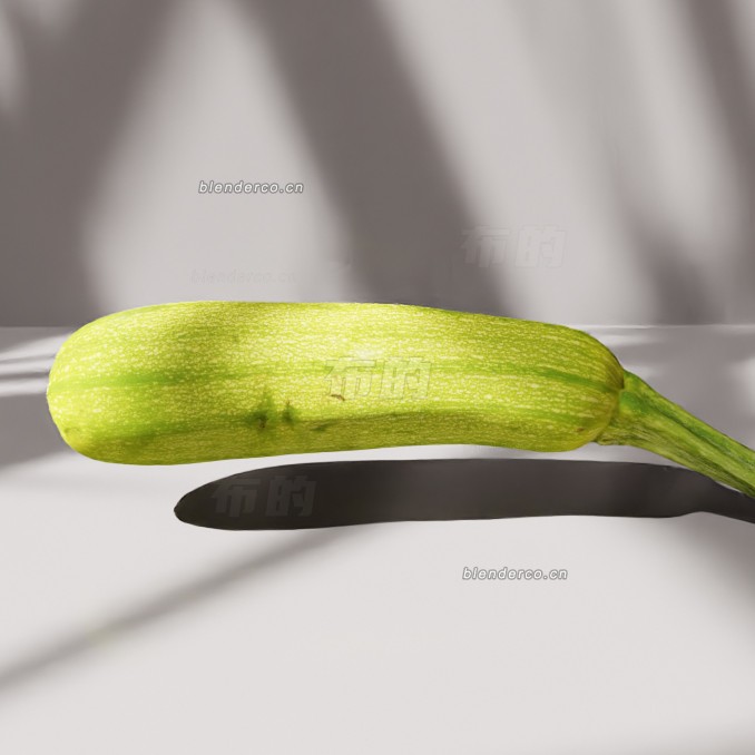 blender西葫芦模型_blender布的11