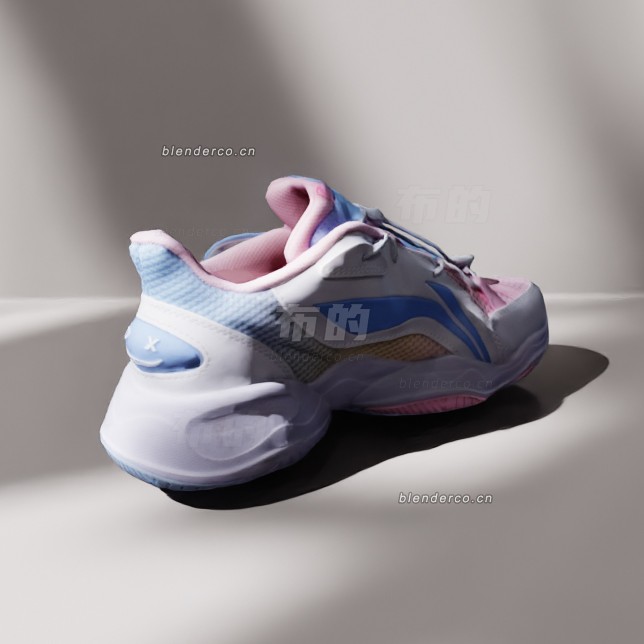 blender女士运动鞋模型_blender布的36
