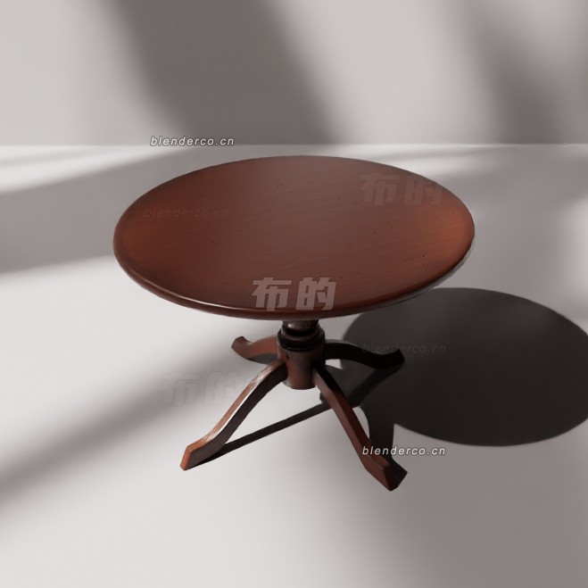 blender圆桌模型_blender布的169