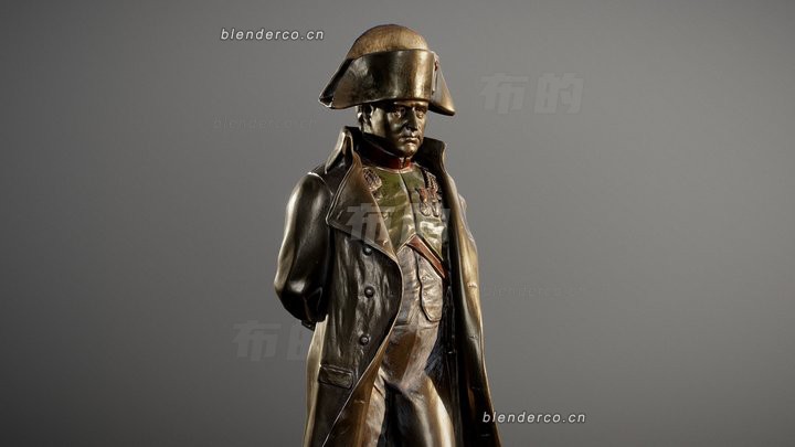 blender伟大的拿破仑模型_blender布的33