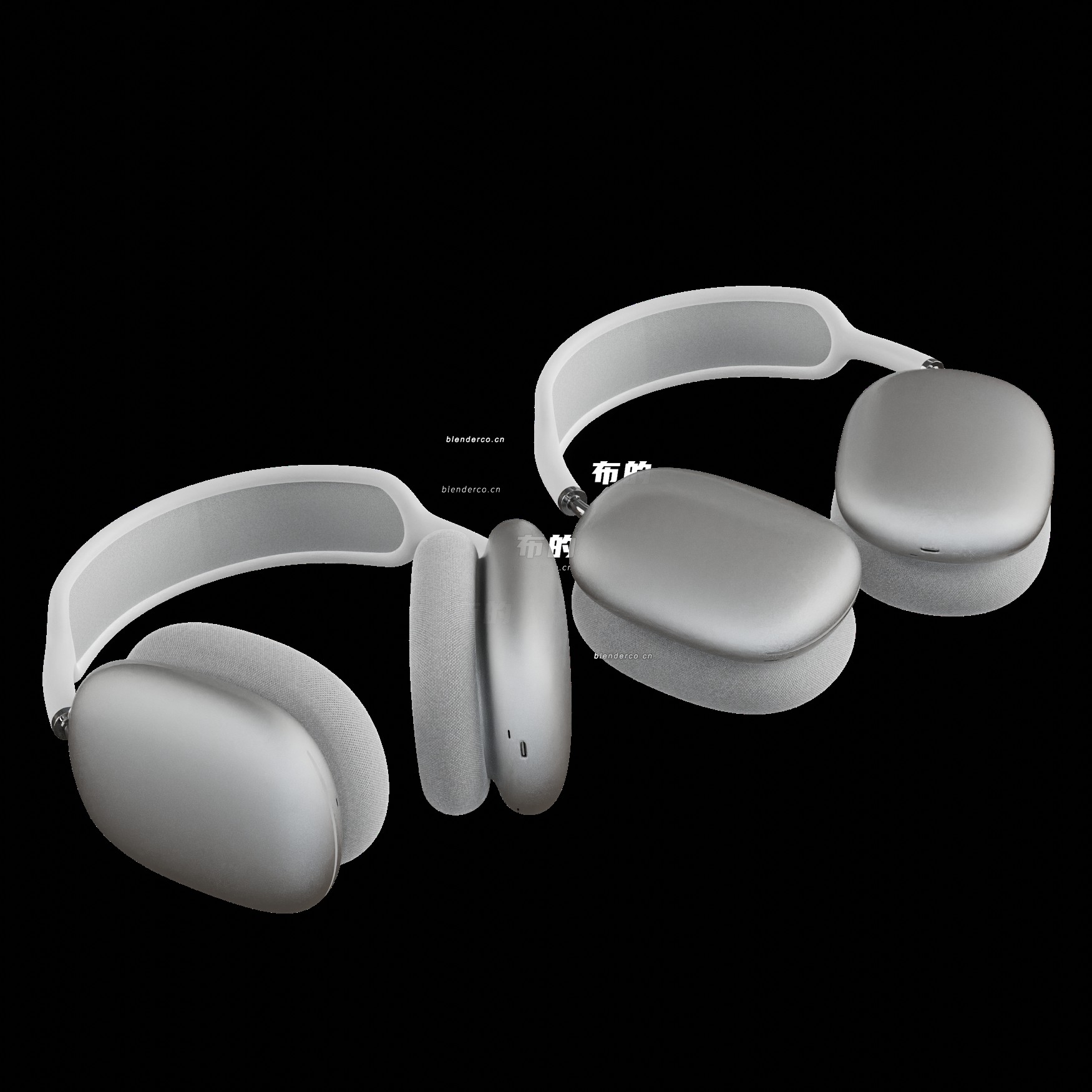blender耳机模型_blender布的29