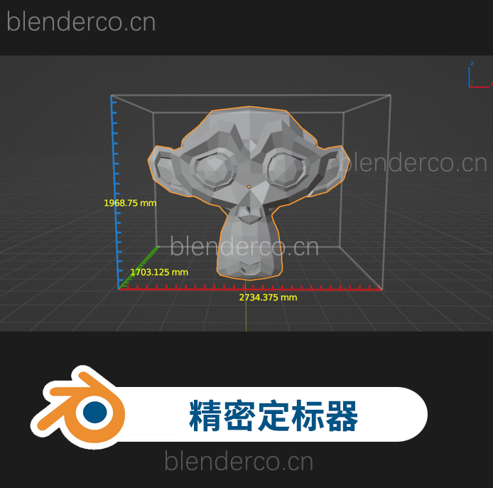 blender精密尺寸测量自动缩放工具  Dimensions Ruler + Precision Scaler V1.0.1