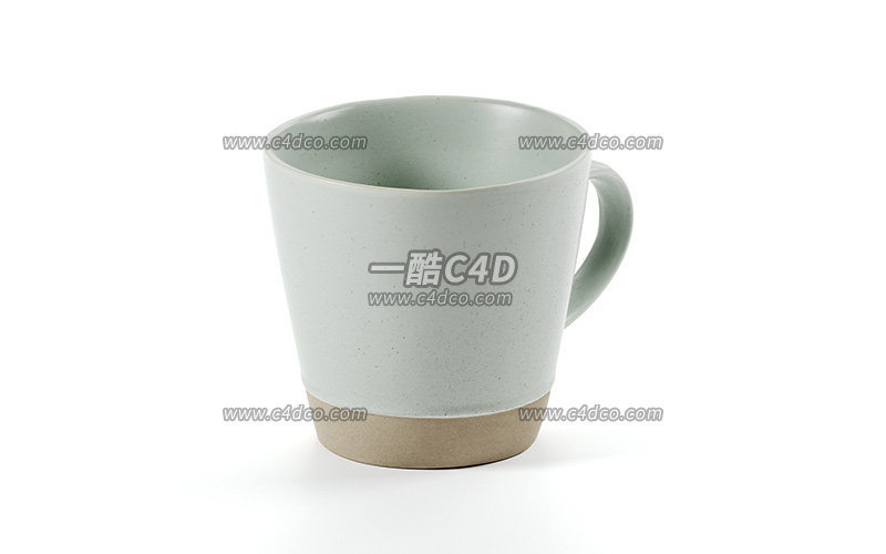 C4D水杯茶杯水杯陶瓷