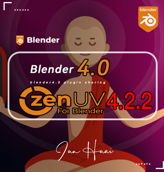 【支持4.0】ZenUV 4.2.2- 三维模型展UV插件