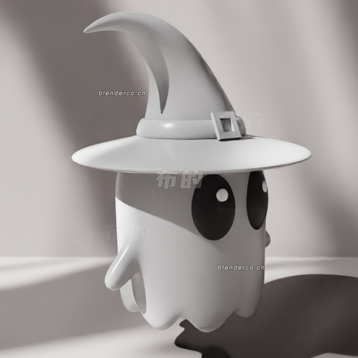 blender幽灵模型_blender布的30