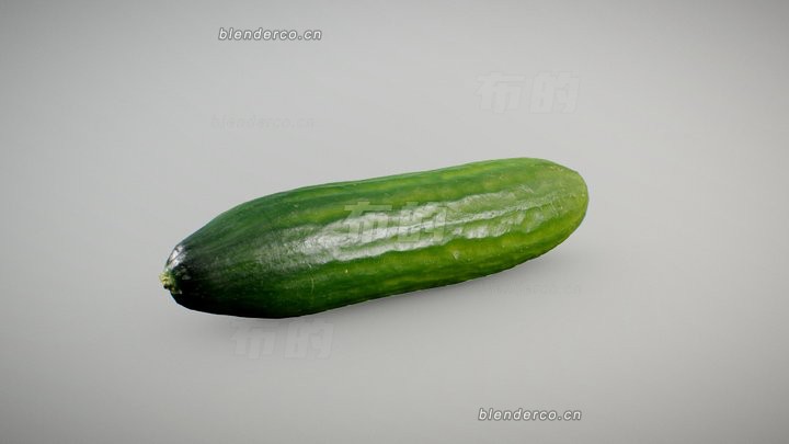 blender波斯黄瓜模型_blender布的61
