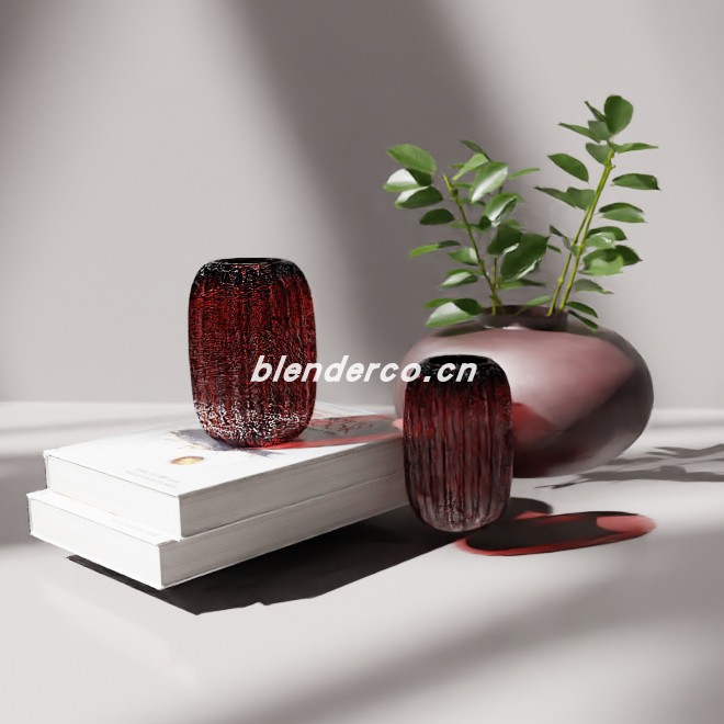 blender桌面装饰模型_blender布的48