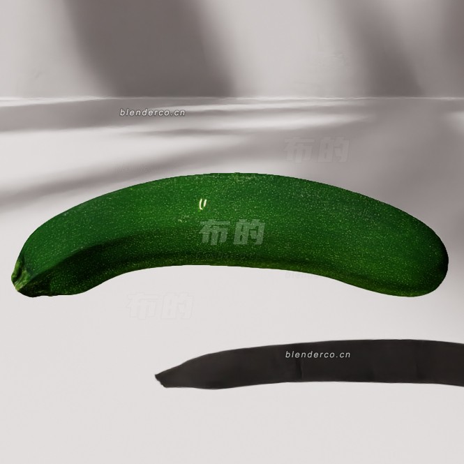 blender黄瓜模型_blender布的24
