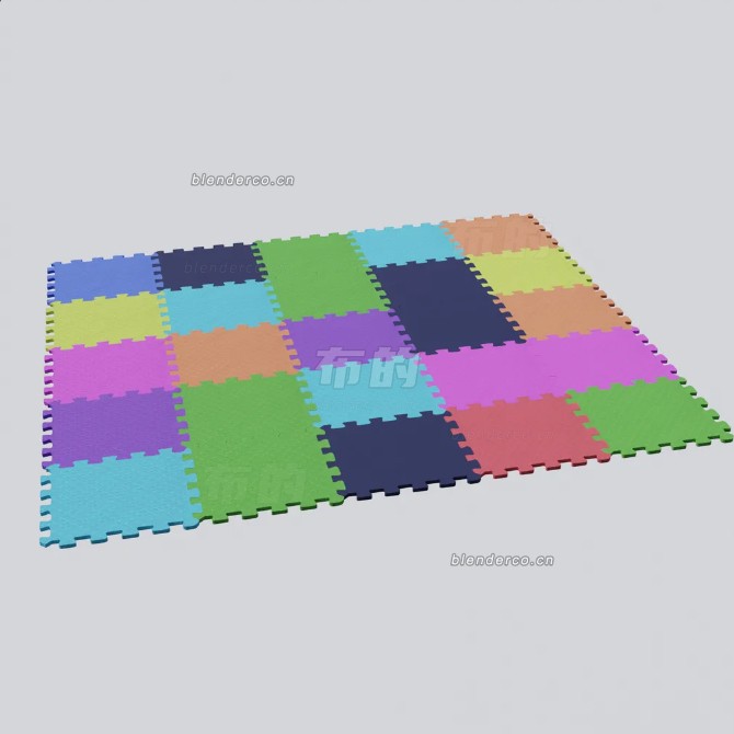 blender儿童坐垫模型_blender布的28