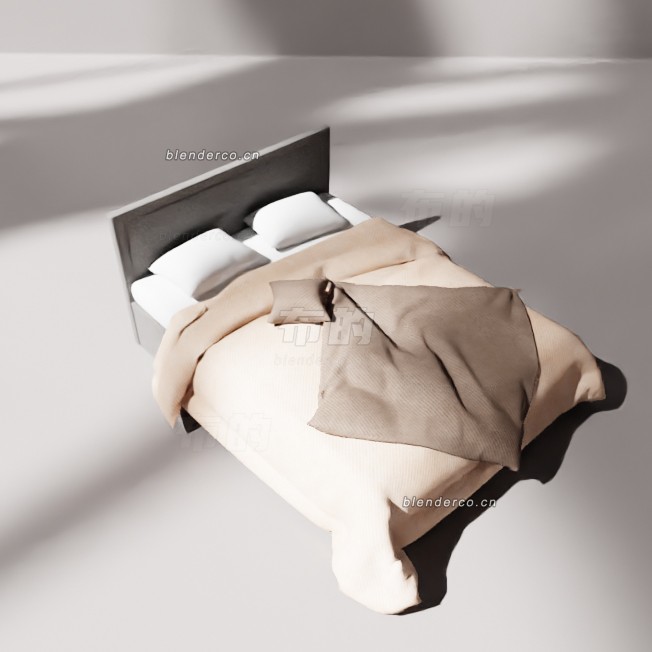 blender床模型_blender布的13
