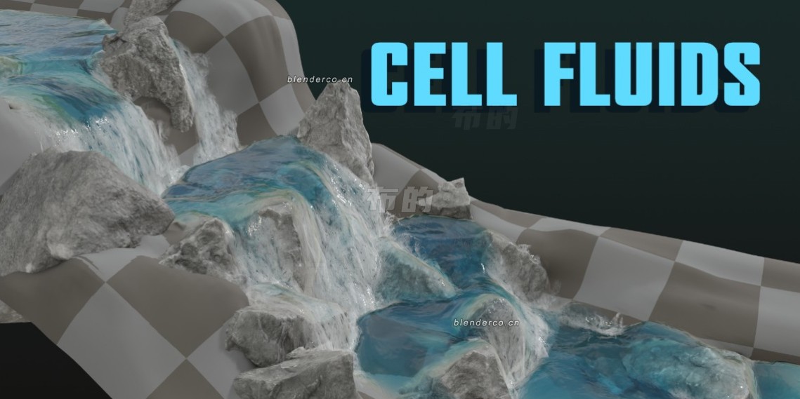 Cell Fluids水流动画模拟插件