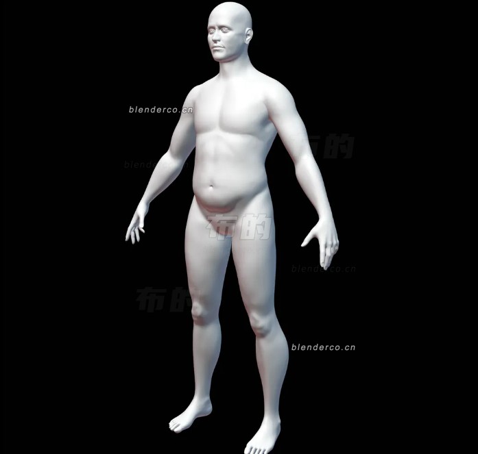 blender男性模型_blender布的31