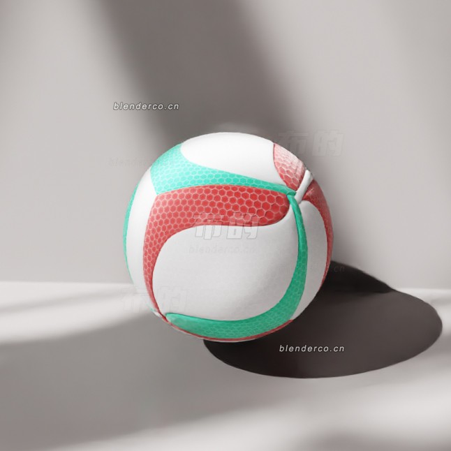 blender排球A型模型_blender布的76