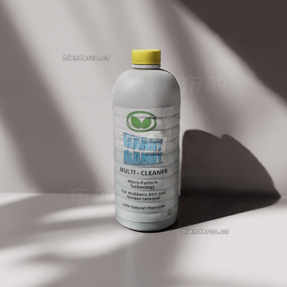 blender清洁剂瓶模型_blender布的133