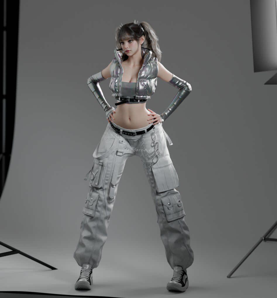 永恒之塔2 Aion2 现代街头风女性 模型