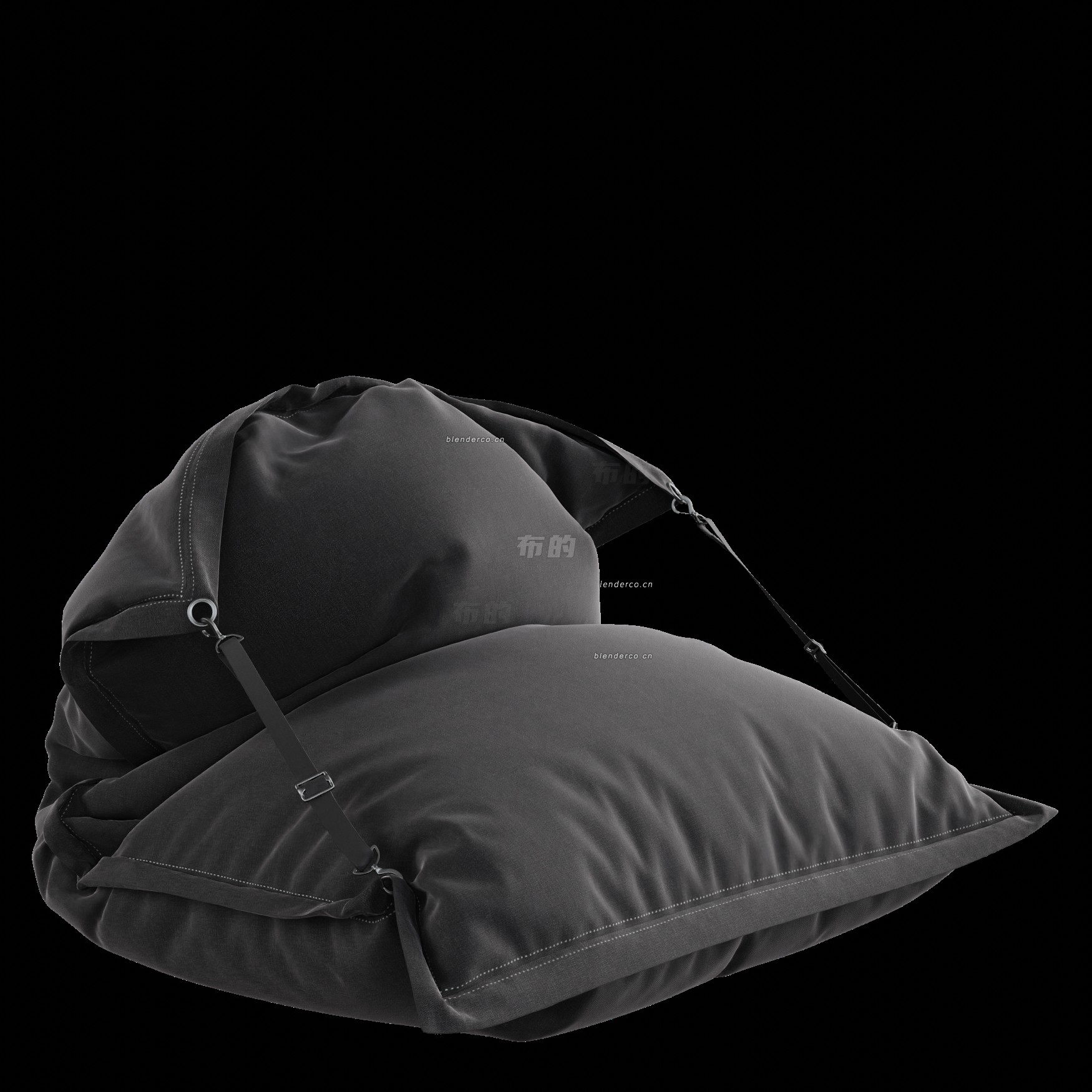 blender折叠式休闲座椅模型_blender布的60