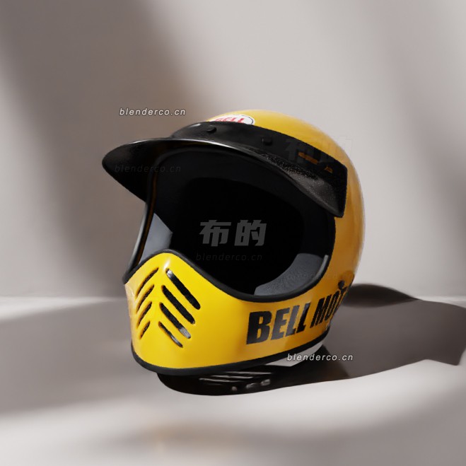 blender摩托车头盔模型_blender布的10