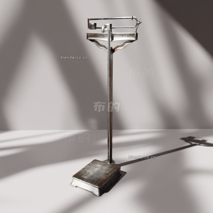blender医用秤模型_blender布的11